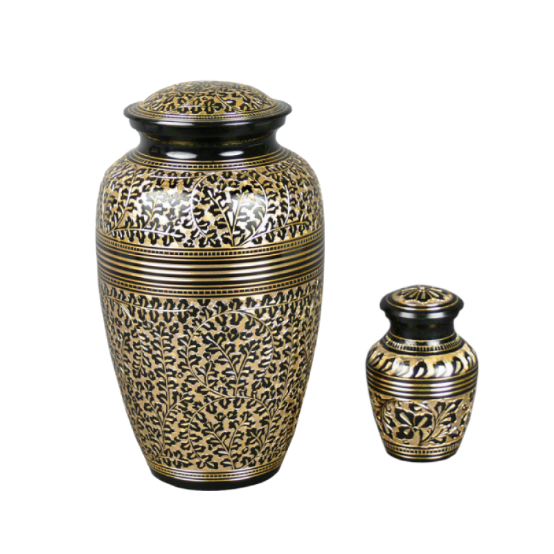 Elegante - Black and Brass with Three Bands (Adult)