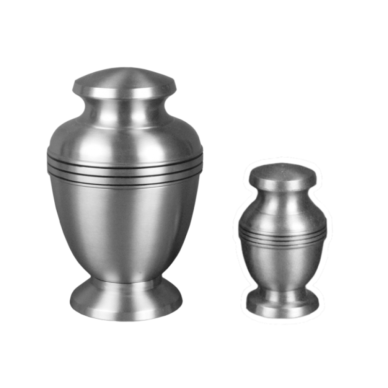 Mercury - Pewter Silver with Three Bands (Adult)