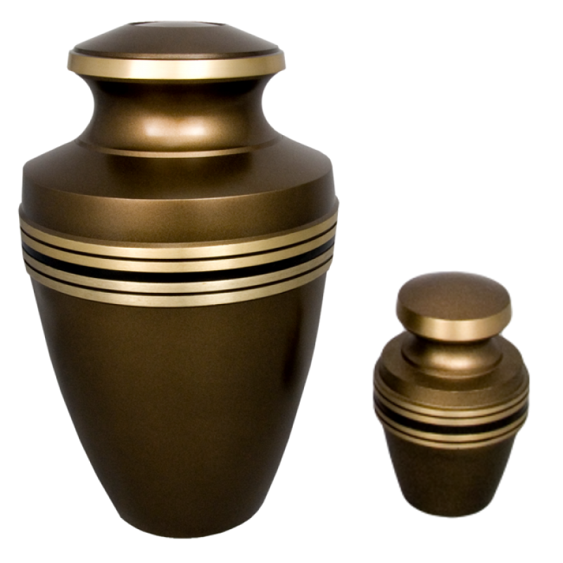 Thiera - Soft Brown w/Black and Bronze Band (Adult) Thiera - Soft Brown w/Black and Bronze Band (Adult)