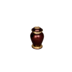 Cardinal II Token - Deep Red w/Brass Band and Base