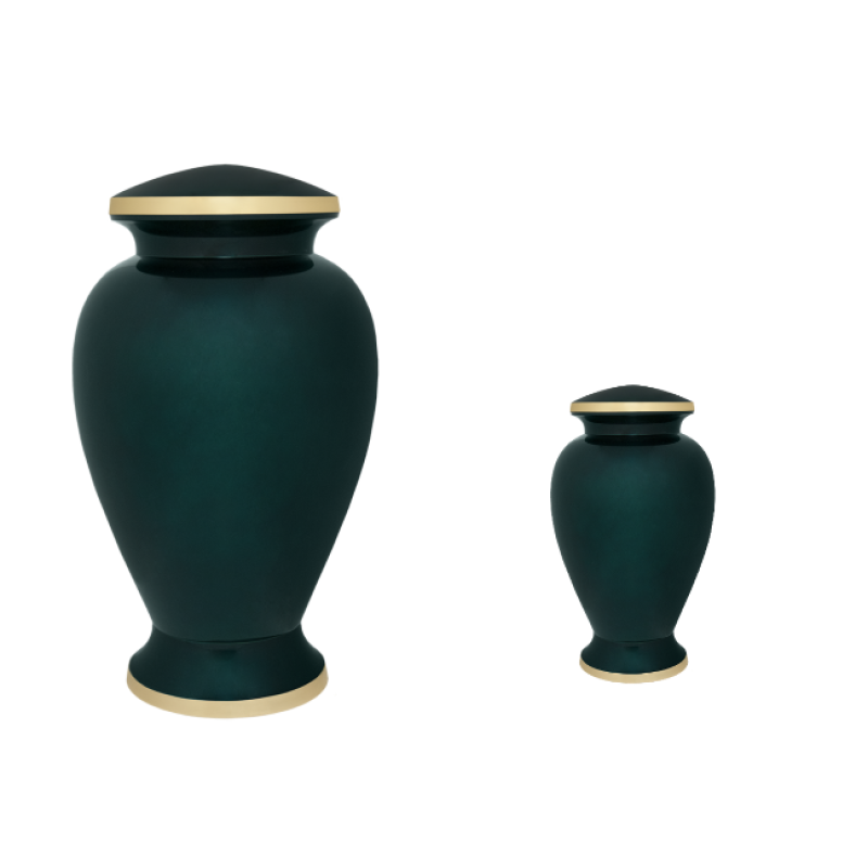 Oz - Deep Green with Goldtone Bands Top/Bottom (Adult)