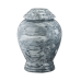 Grey/White Marble Vase - Gray/White Marble Vase with Base (Adult)