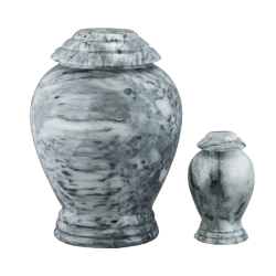 Grey/White Marble Vase - Gray/White Marble Vase with Base (Adult) Grey/White Marble Vase - Gray/White Marble Vase with Base (Adult)