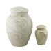 Grecian Travertine Token - Creme/Tan/Rose Vase (Token)