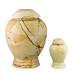 Pedestal Stonewood Token - Tan/Gold/Rust Vase with Base (Token)