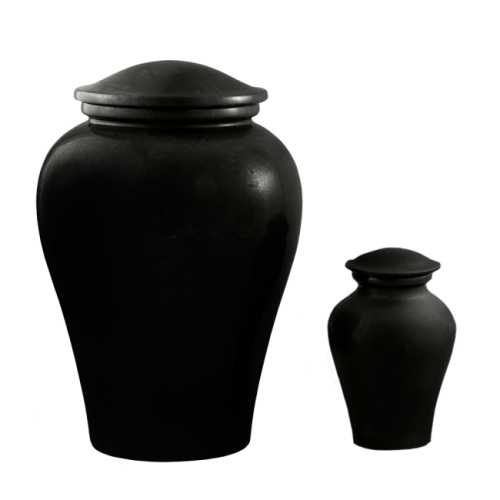 Arno Black Marble - Black Marble Vase (Adult)