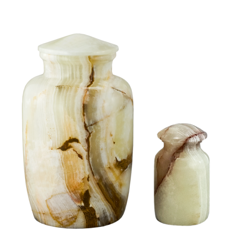 Avila White Onyx - White Onyx Vase (Adult)