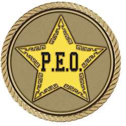 P.E.O. Medallion