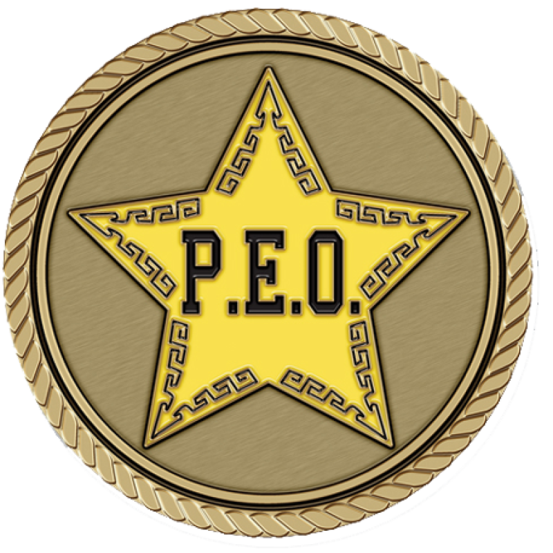 P.E.O. Medallion