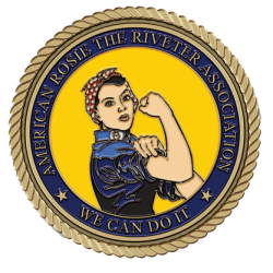 Rosie the Riveter Medallion (Color)