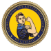 Rosie the Riveter Medallion (Color) Rosie the Riveter Medallion (Color)