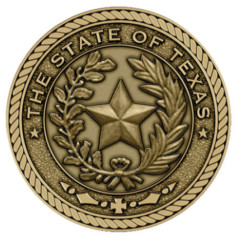 State of Texas Medallion - PLEASE CALL FOR ORDER