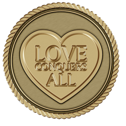 Love Conquers All Medallion