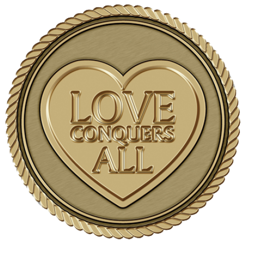 Love Conquers All Medallion