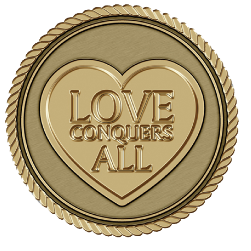 Love Conquers All Medallion