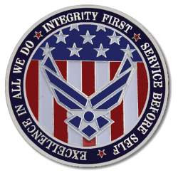 Air Force Motto Medallion Air Force Motto Medallion