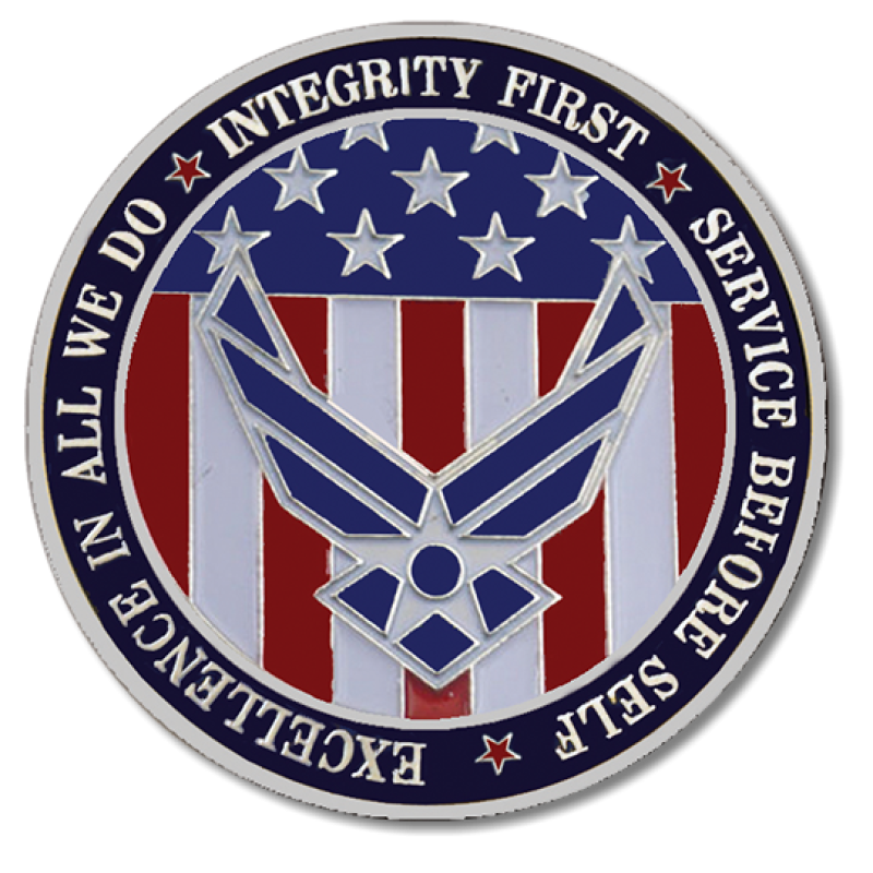 Air Force Motto Medallion
