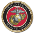 Marine Corps Medallion (Red)