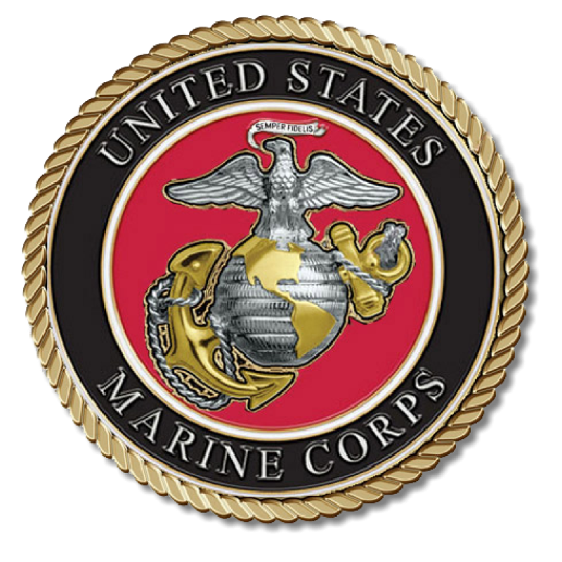 Marine Corps Medallion (Red)
