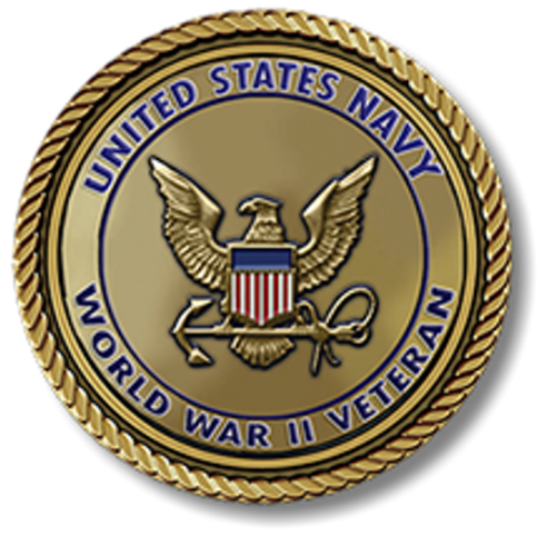 WW2 Navy Veteran Medallion