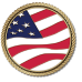 US Flag Medallion