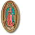 Lady of Guadalupe Medallion (Aqua Cloak) Lady of Guadalupe Medallion (Aqua Cloak)