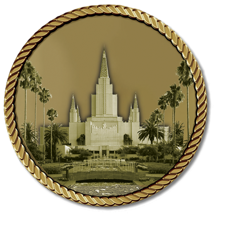 LDS Temple Oakland Medallion