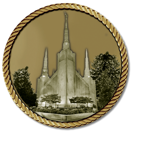 LDS Temple Portland Medallion