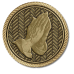 Praying Hands Right Medallion Praying Hands Right Medallion