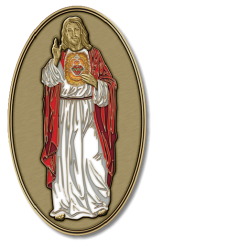 Christ Sacred Heart Medallion Christ Sacred Heart Medallion