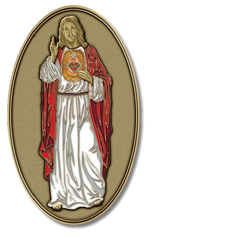 Christ Sacred Heart Medallion
