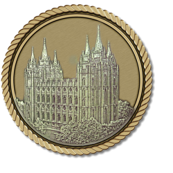 LDS Temple SLC Medallion