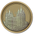 LDS Temple SLC Medallion LDS Temple SLC Medallion