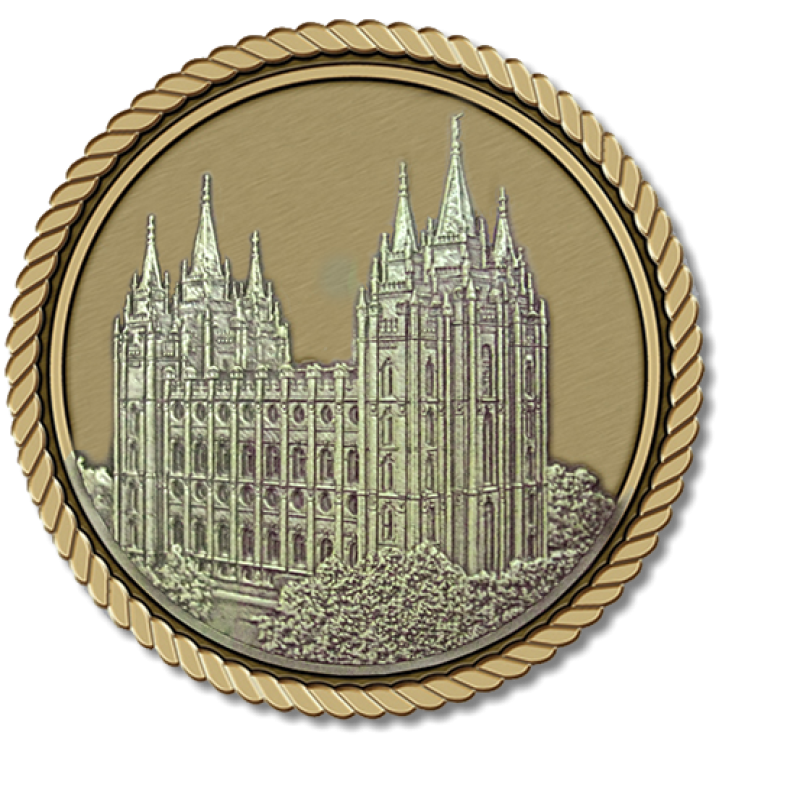 LDS Temple SLC Medallion