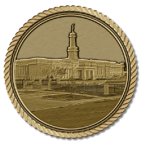 LDS Small Temple V.2 Medallion