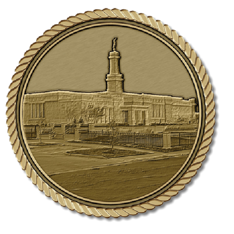 LDS Small Temple V.2 Medallion