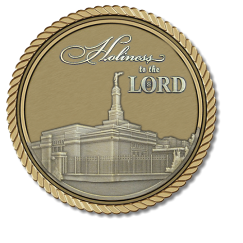 LDS Small Temple V.1 Medallion