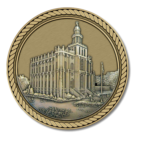 LDS Temple St. George Medallion