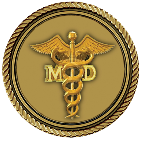 Caduceus Medallion