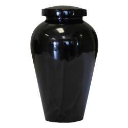 Athenian Black Epoxy Finish Pet/Child Urn