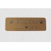 Bronze Engraving Plate Bronze Engraving Plate