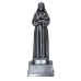 St. Francis Statue Antique Silver Urn