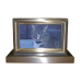 Photo Pet Urn - Brushed Nickel Photo Pet Urn - Brushed Nickel