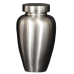 Spartan Brushed Nickel Pet Urn Spartan Brushed Nickel Pet Urn