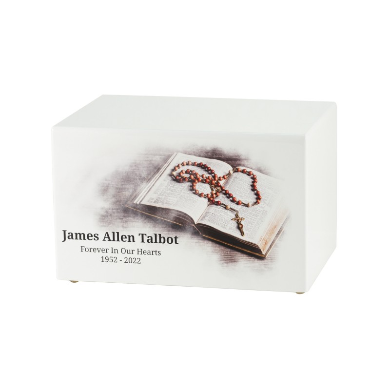 Somerset Bible & Rosary Adult Urn Somerset Bible & Rosary Adult Urn