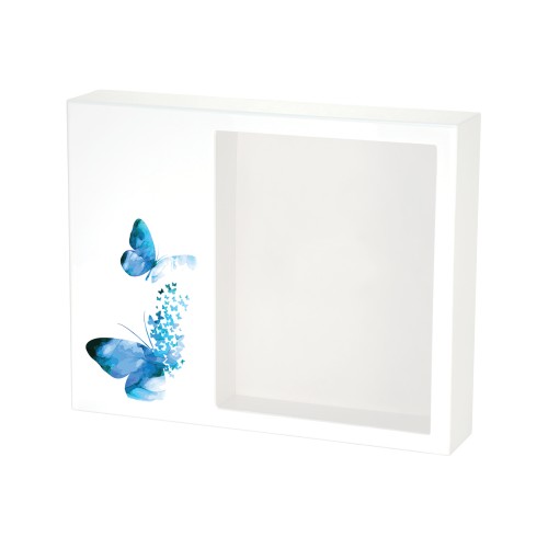 Shadowbox Remembrance Blue Butterflies Adult Urn