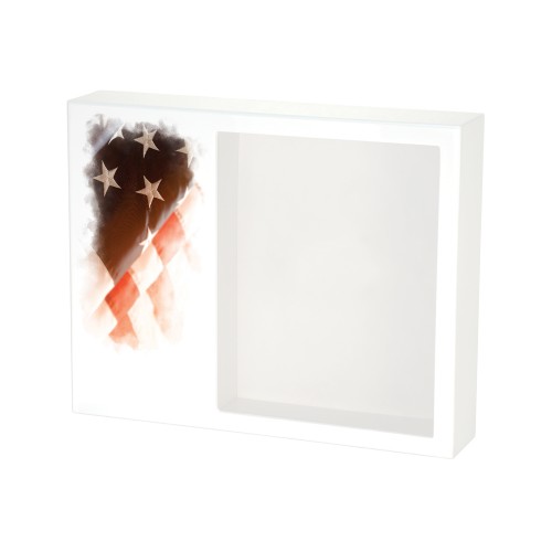 Shadowbox Remembrance Stars & Stripes Urn