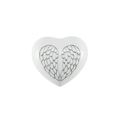 Arielle Heart Urn, Angel Wings