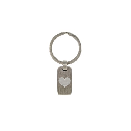 Key Chain Heart - Stainless Steel