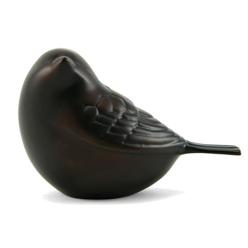 Songbird Antique Bronze Keepsake Brass Urn